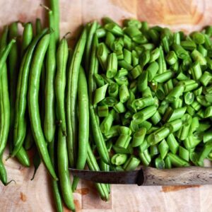 beans, green beans, vegetables