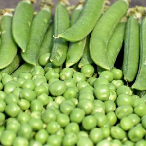 peas, green, vegetable