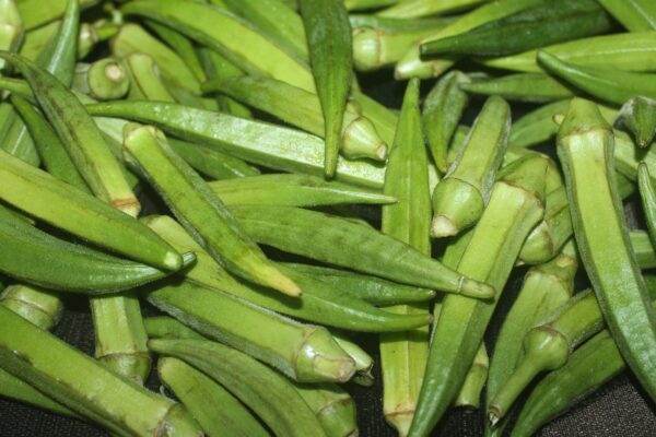 vegetable, okra, bhindi